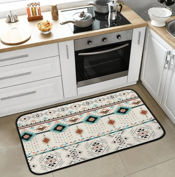 Lantai Karpet dengan Motif Kuno